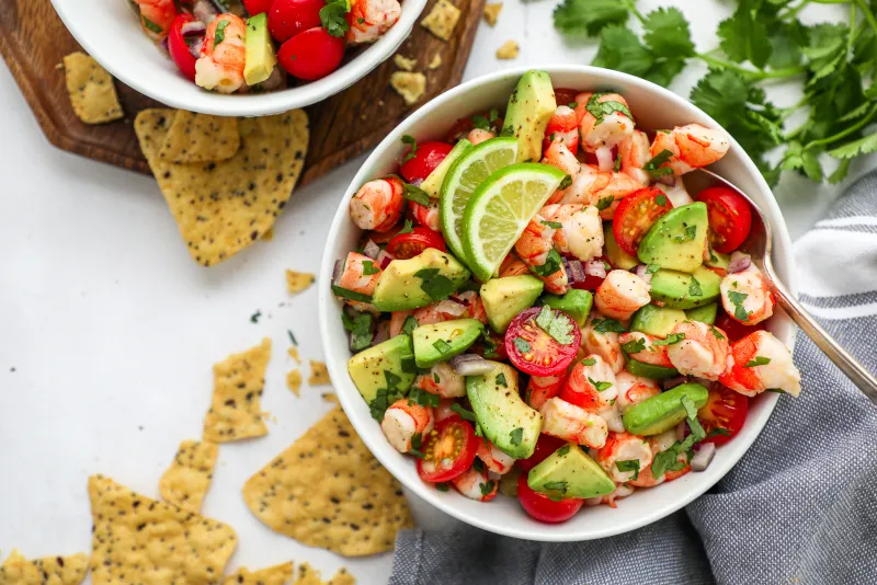 Cilantro Lime Shrimp Salad