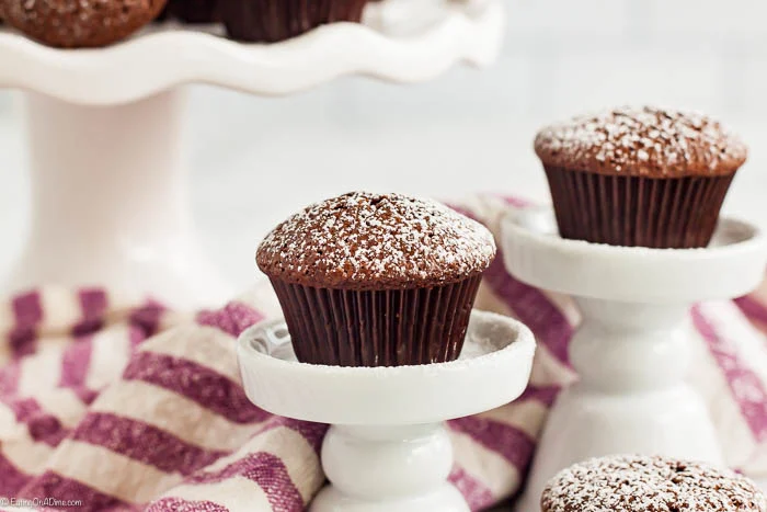 Mini Brownie Cupcakes