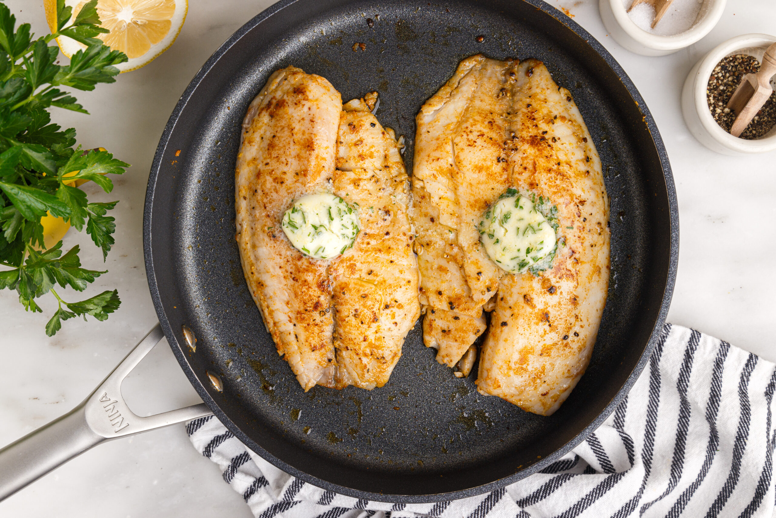 Pan-Seared Tilapia with Chili Lime Butter