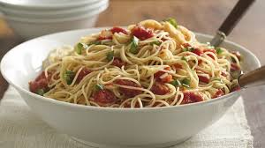 Angel Hair Pasta with Fresh Tomato Sauce
