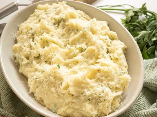 Parmesan Garlic Mashed Potatoes