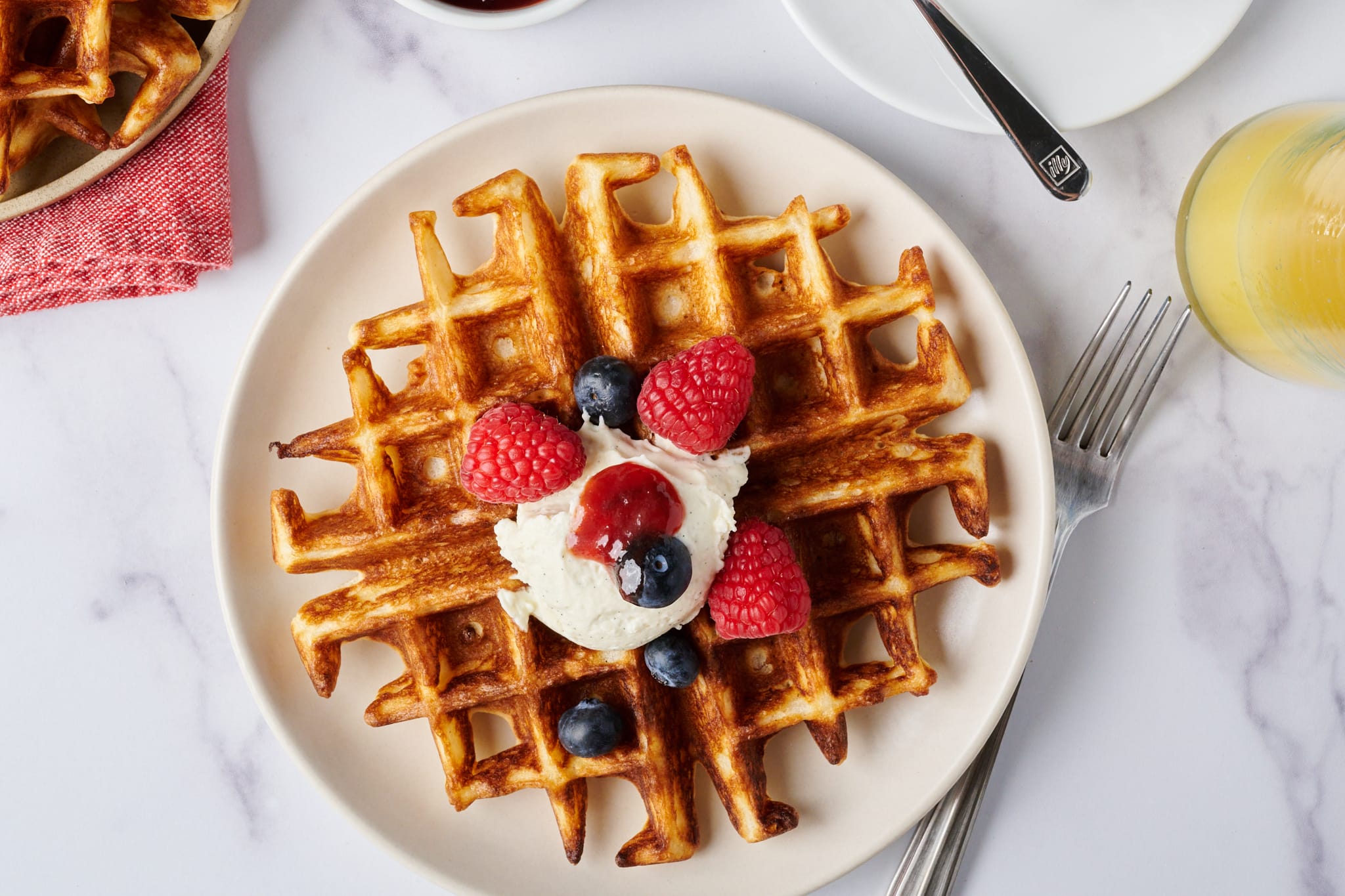 Sam's Sourdough Waffles